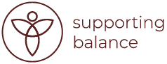 Two line Supporting Balance logo